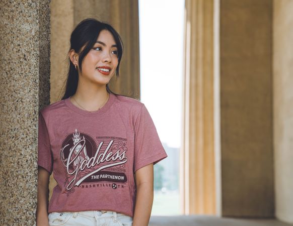 Athena Goddess Nashville Parthenon T-Shirt