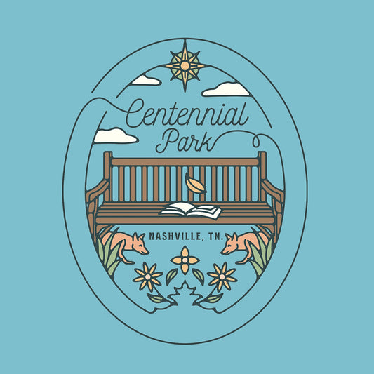 TS Centennial Park Bench  Crewneck Sweatshirt - String