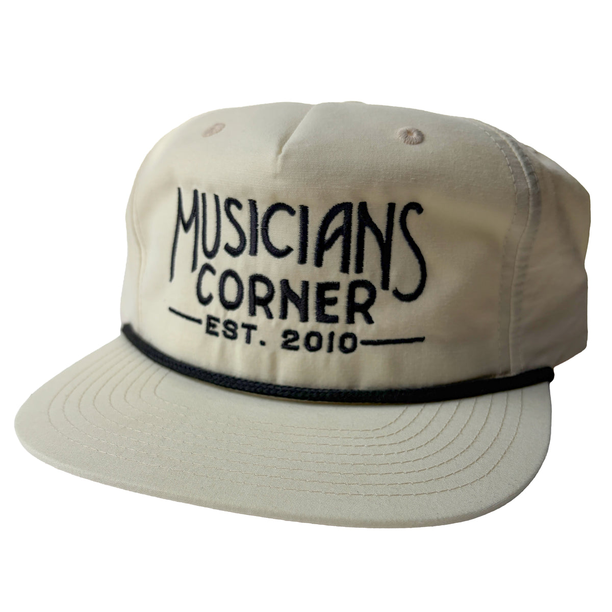 Musicians Corner Cream Logo Hat