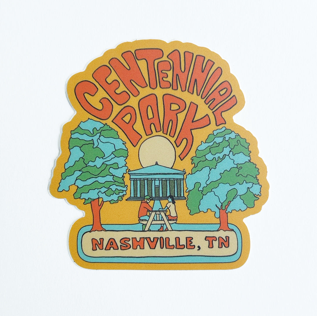 Retro Centennial Park Sticker