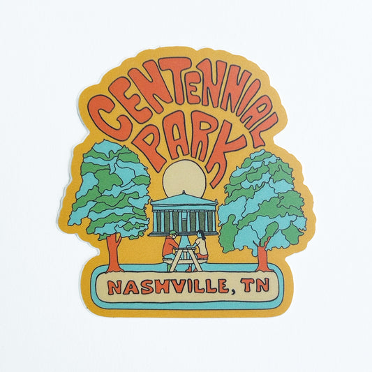 Retro Centennial Park Sticker