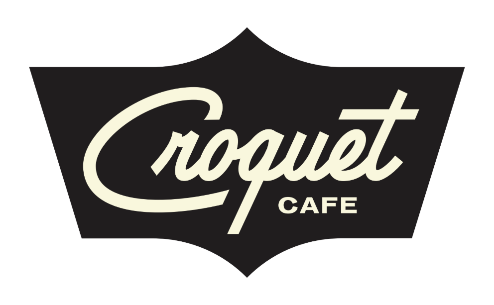 Croquet Cafe Logo Sticker
